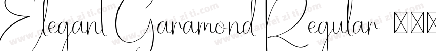 Elegant Garamond Regular字体转换